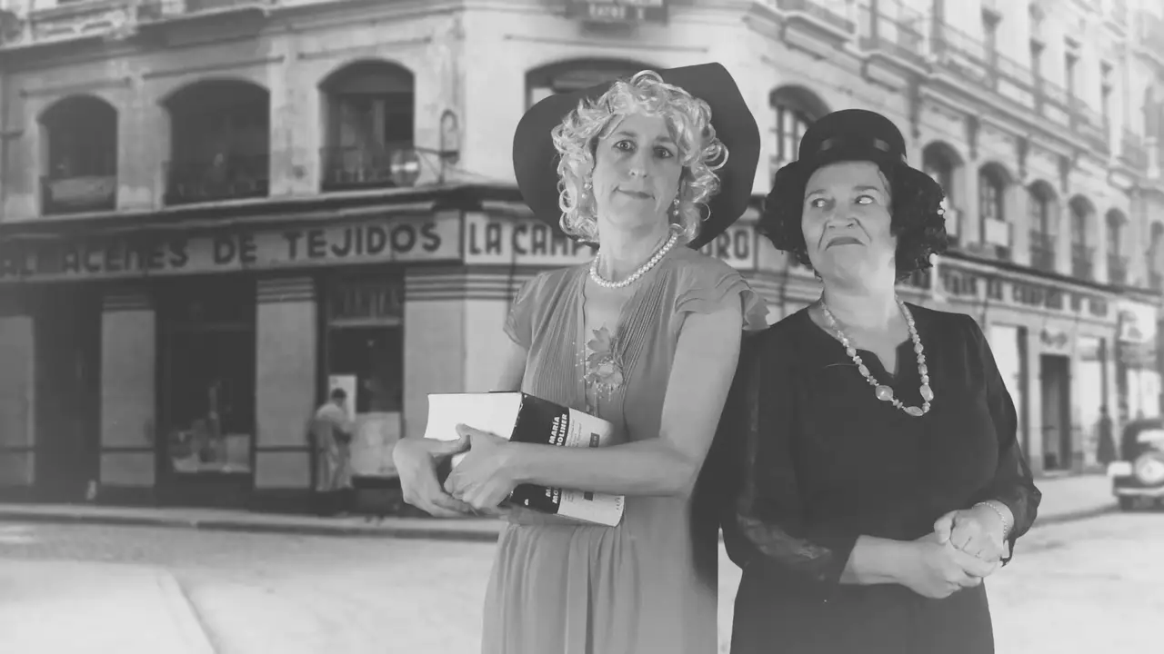 Mari y Pili con María Moliner